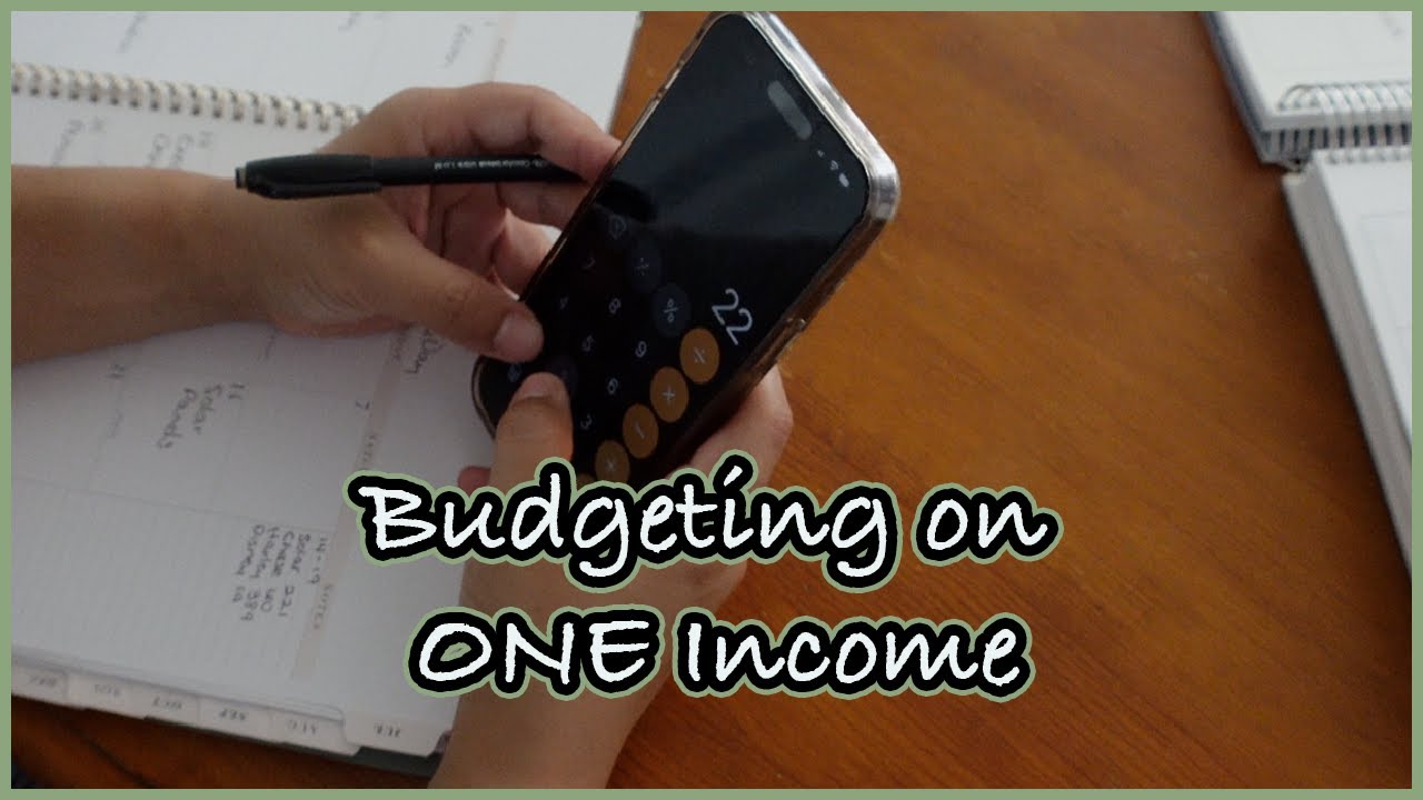 How I Budget as a One Income Household | Realistic Mom Budgeting Tips