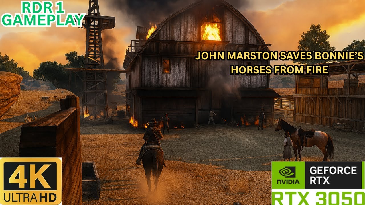 Red Dead Redemption 1 GAMEPLAY MISSION /The Night Bonnie’s Farm Burned#rdr1 #rdr2 #rockstargames