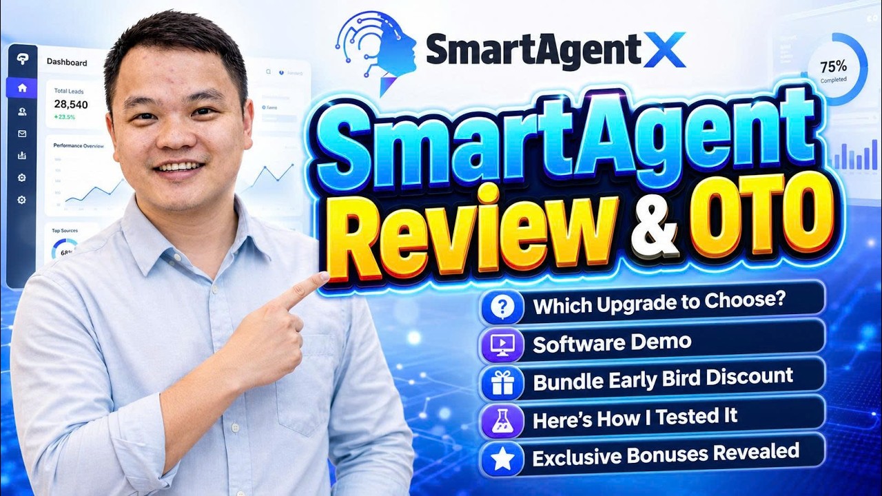 SmartAgentX OTO: Which Upgrade To Get ⁉️ SmartAgentX Bundle & SmartAgentX OTO Review + Huge Bonuses