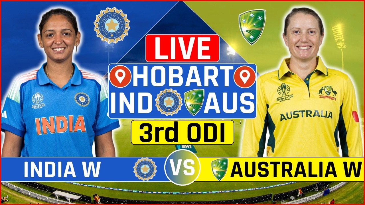 India Women vs Australia Women 3rd ODI Live Scores | IND W vs AUS W 3rd ODI Live Scores & Commentary