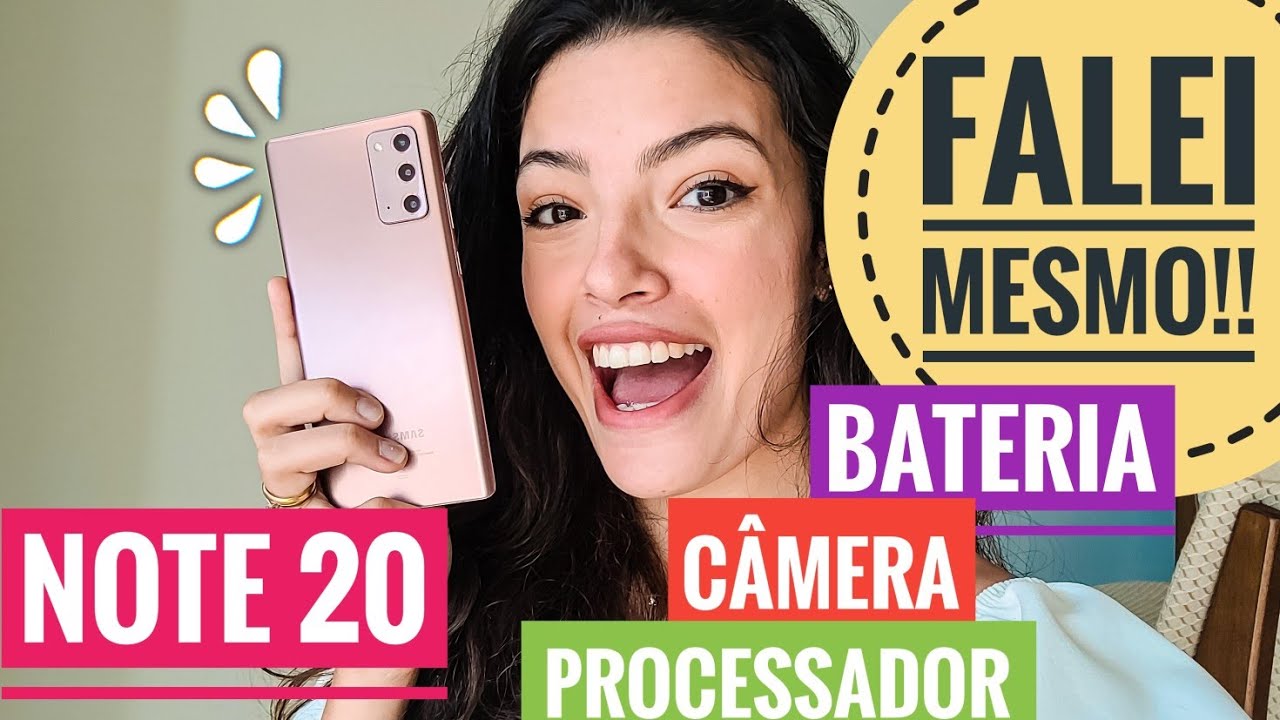Review Note 20 + teste de câmera