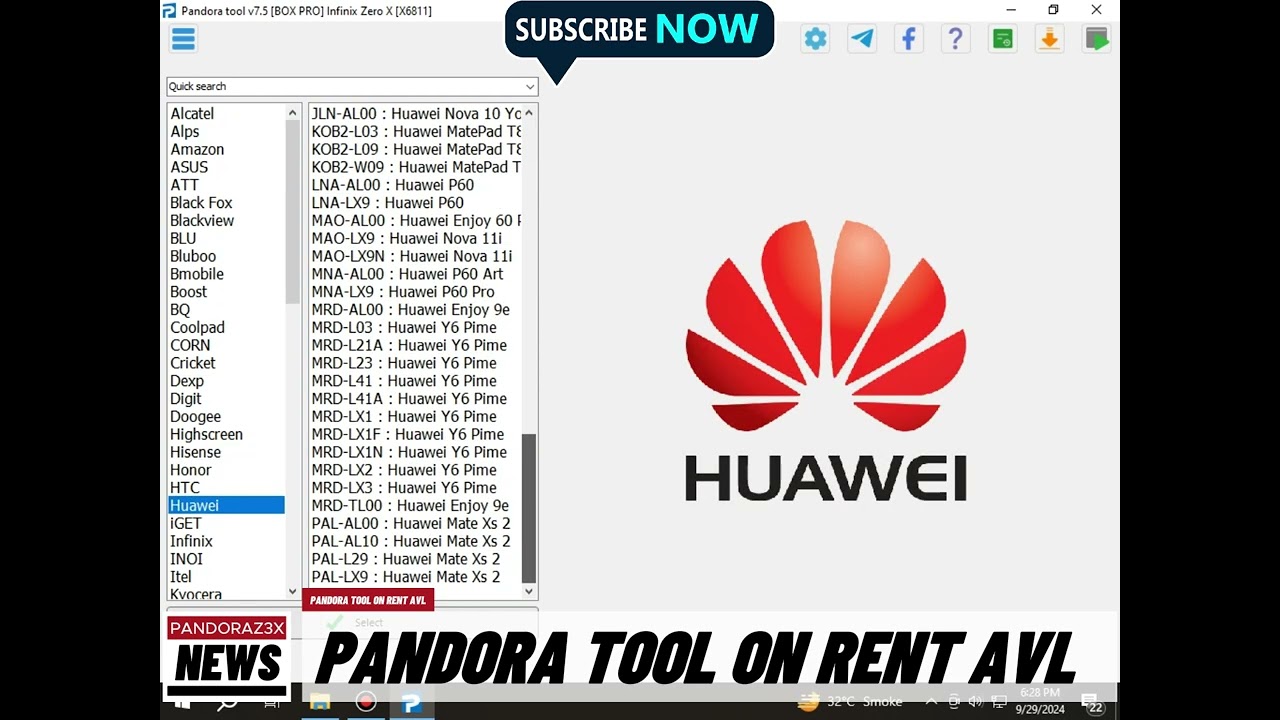 Pandora Tool On Rent | pandora software tools for rent