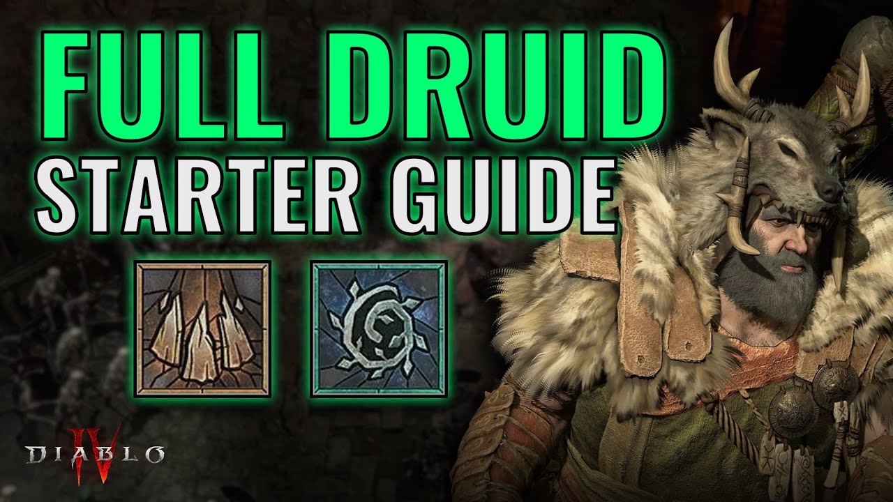 FULL DRUID STARTER GUIDE | Best Leveling Build, Aspects & Tips | Diablo 4