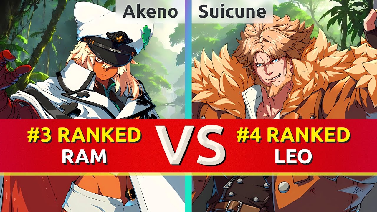 GGST ▰ Akeno (#3 Ranked Ramlethal) vs Suicune (#4 Ranked Leo). High Level Gameplay
