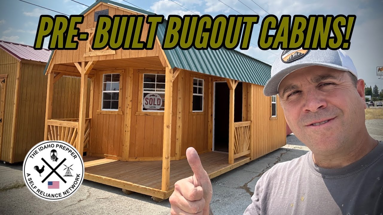 Checking Out Pre Built Sheds as Potential Off-grid Bugout Cabins! #shtf #prepper #survival