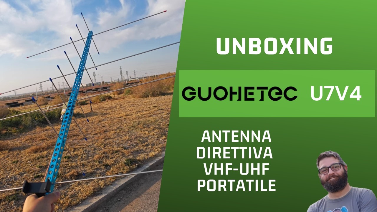 Radioamatori- Unboxing antenna Guohetec U7V4