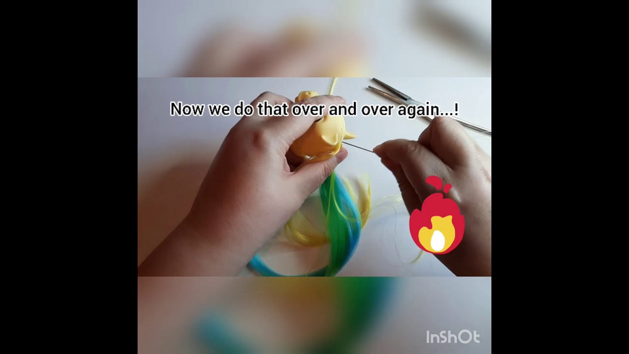 Rerooting a G1 SkyDancer My Little Pony - Step by step!