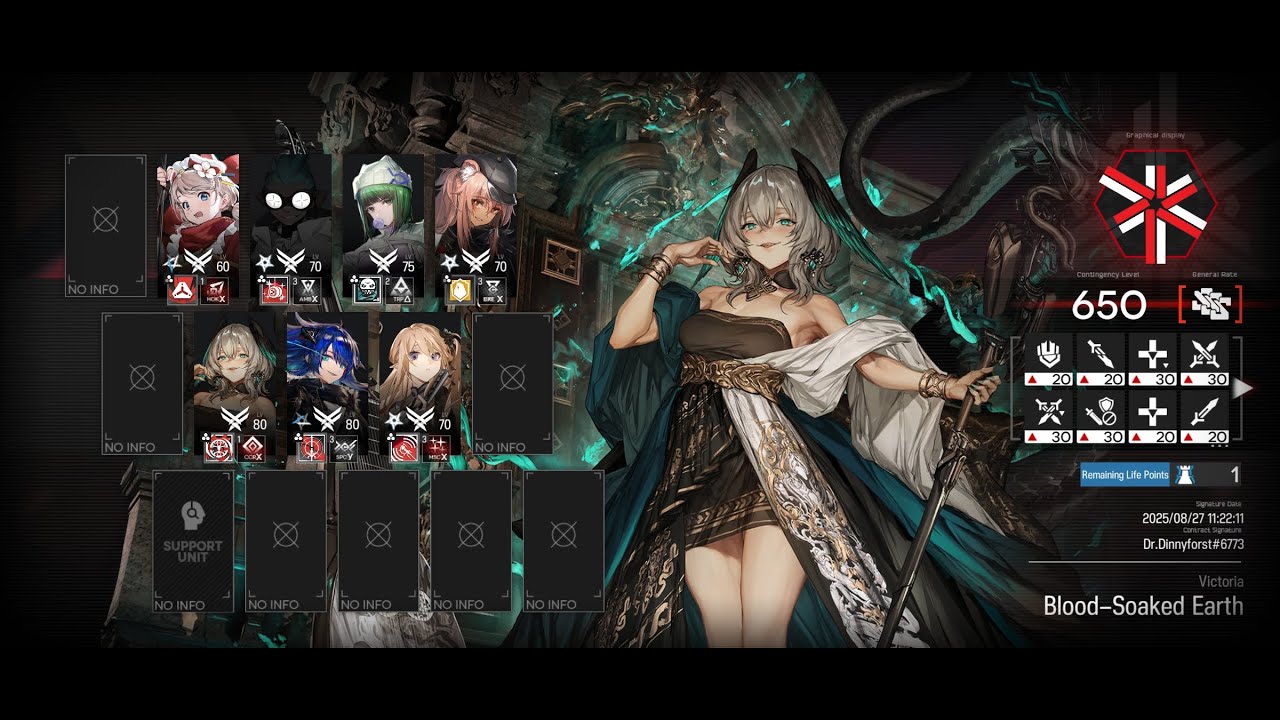 [Arknights] CC#3 Extinguished Sins - Risk Score 650 Personal Run
