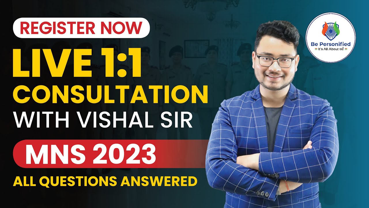 1:1 Live Counselling with Vishal sir | Free Counselling on NEET+MNS 2023 | All questions answered.