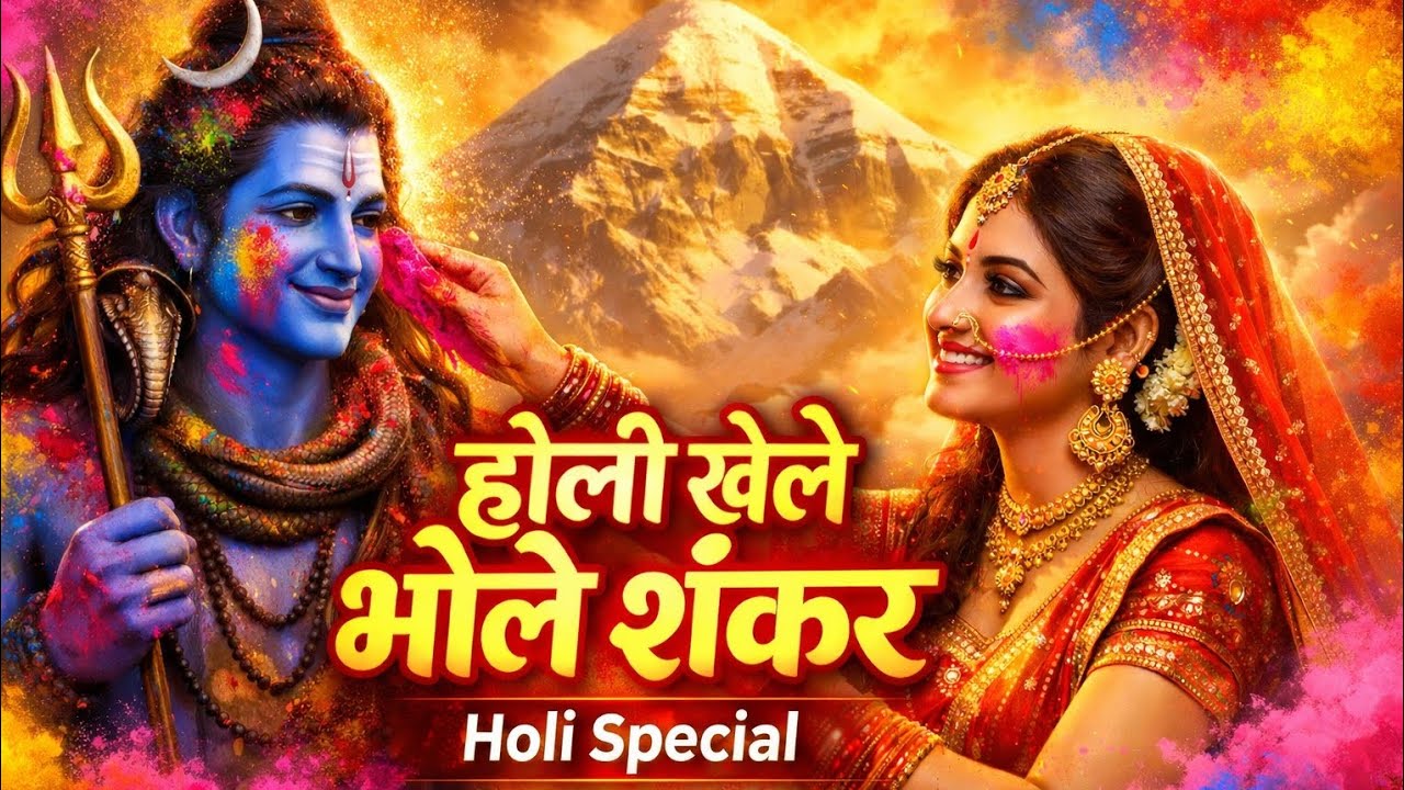 होली खेले भोले शंकर | गौरा संग रंग बरसे | Holi Special 2026 🔱 भोले बाबा की होली 🔥