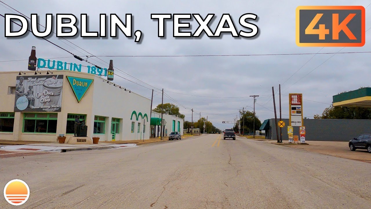 DRIVE WITH ME: UltraHD 4K Driving Tour of Dublin, Texas, USA.