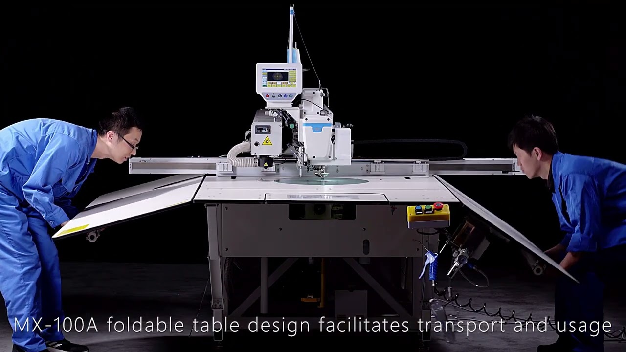 JACK MX-100A - Pattern Field Machine With 360° Rotating Needle Bar - Sewing Area 1400 x 950 mm