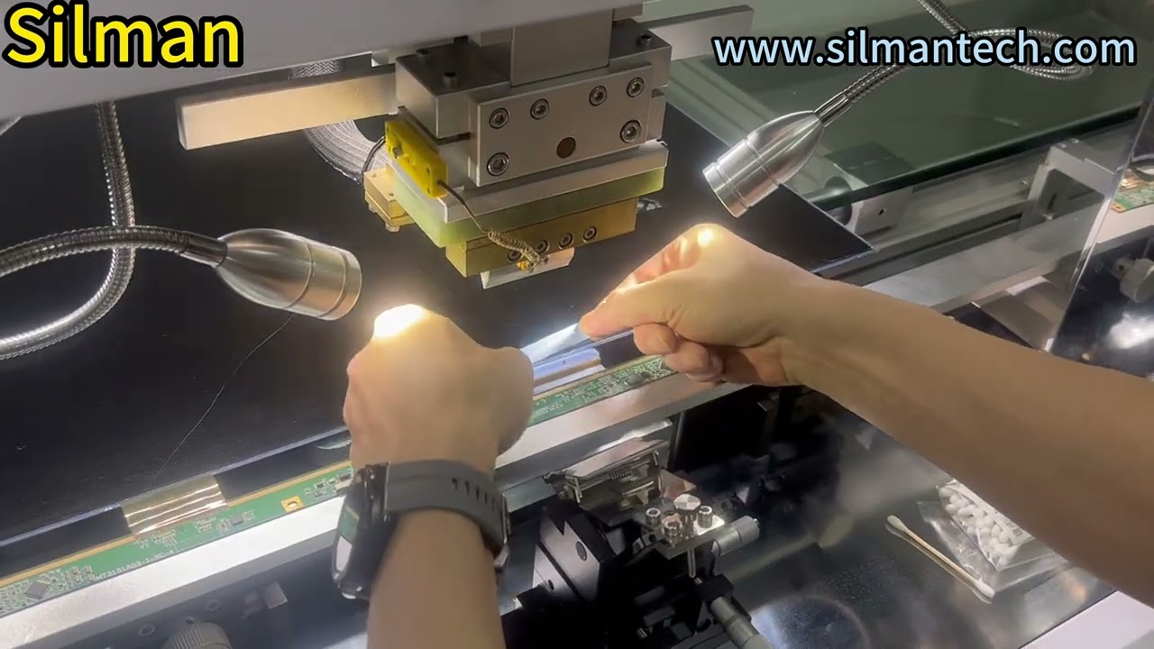 ST-100SS COF Bonding machine-Silman #cof #acf #bonding #machine #tv