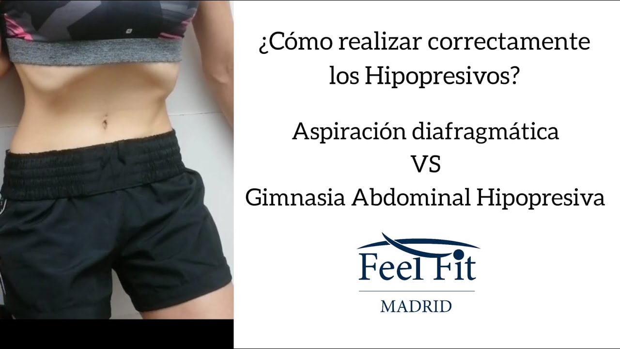 Como hacer correctamente un ejercicio hipopresivo - Aspiración diafragmática VS Hipopresivos Fitness