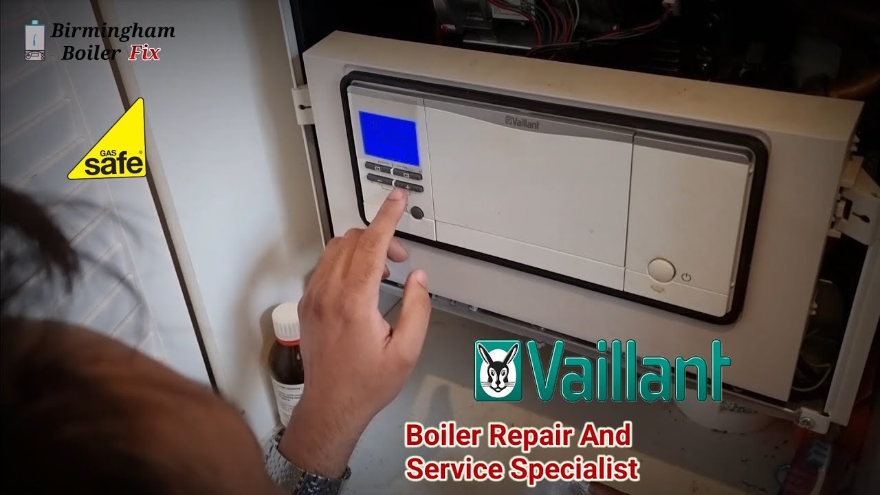 Vaillant ecotec faulty no hot water and heating PCB needed replacing UK Birmingham boiler repair