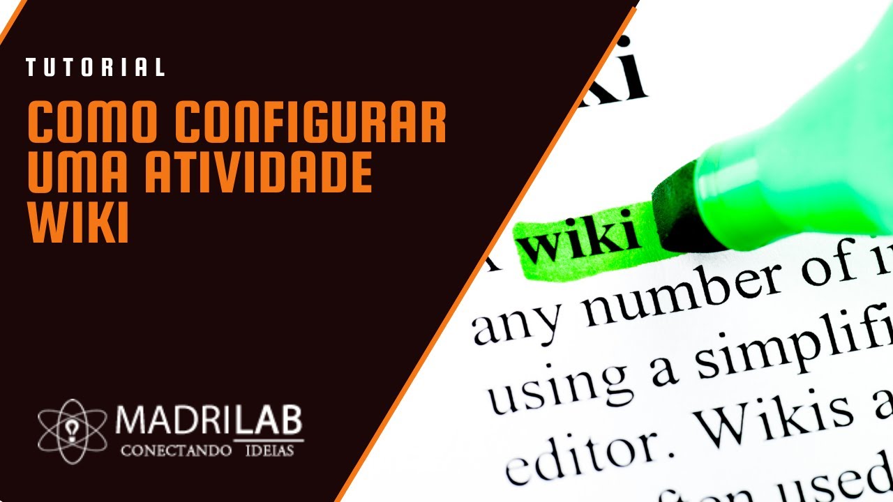 Como configurar uma atividade Wiki na plataforma Moodle