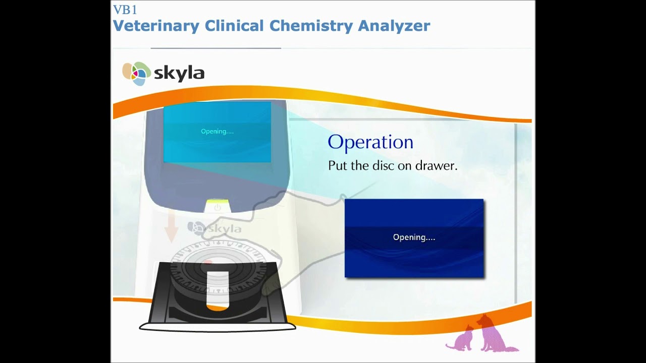 DESEGO Analizador Veterinario de Qu&iacute;mica Seca Skyla VB1