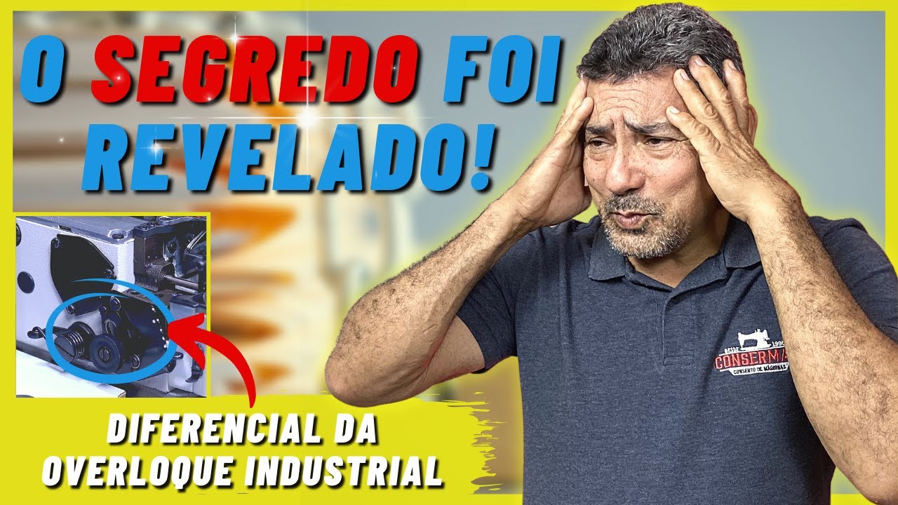 REGULANDO DENTINHO DA OVERLOQUE INDUSTRIAL | DIFERICIAL! QUAL A FUNÇÃO E COMO REGULAR?