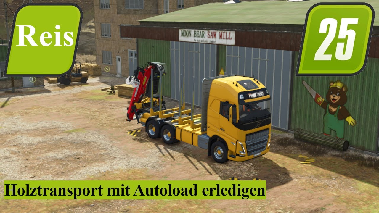 Holztransport mit Autoload erledigen #080 LS25 Reis