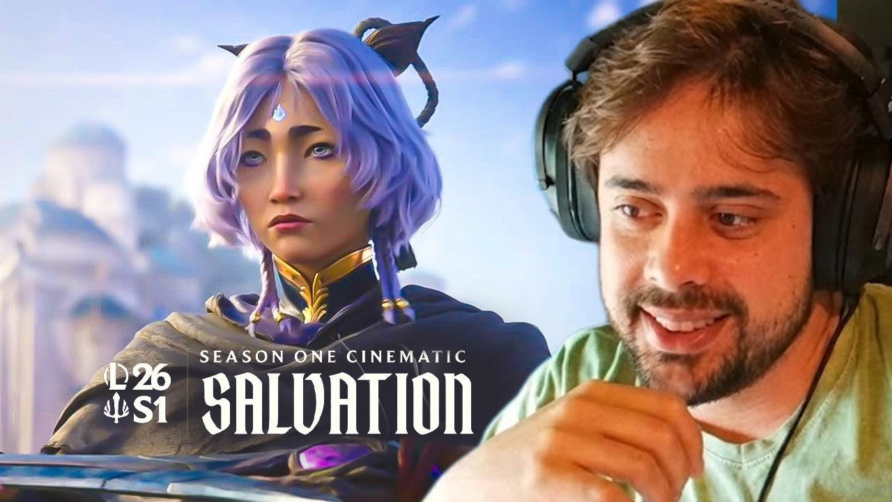 YODA REAGINDO A &Uacute;LTIMA CINEMATIC DO LOL ANTIGO