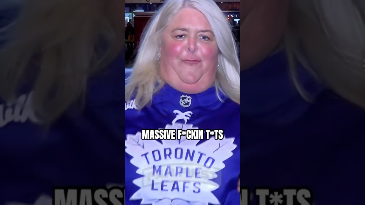 We LOVE this Toronto Maple Leafs fan