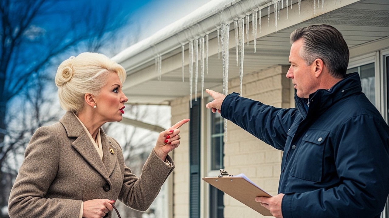 HOA Complained About My Roof Icicles, Inspector Found Their Gutters Were Actually Much Worse