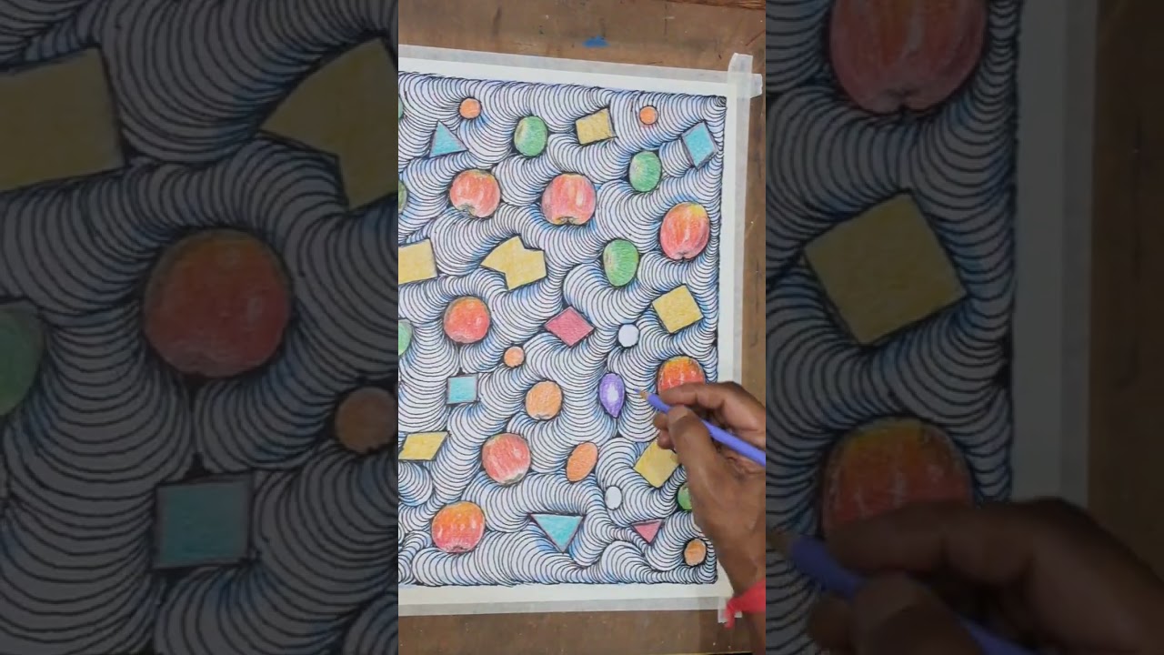 Easy Zentangle Art #shorts #trending #viral #zentangle #ytshorts #pencilsketch #easydrawing #sketch