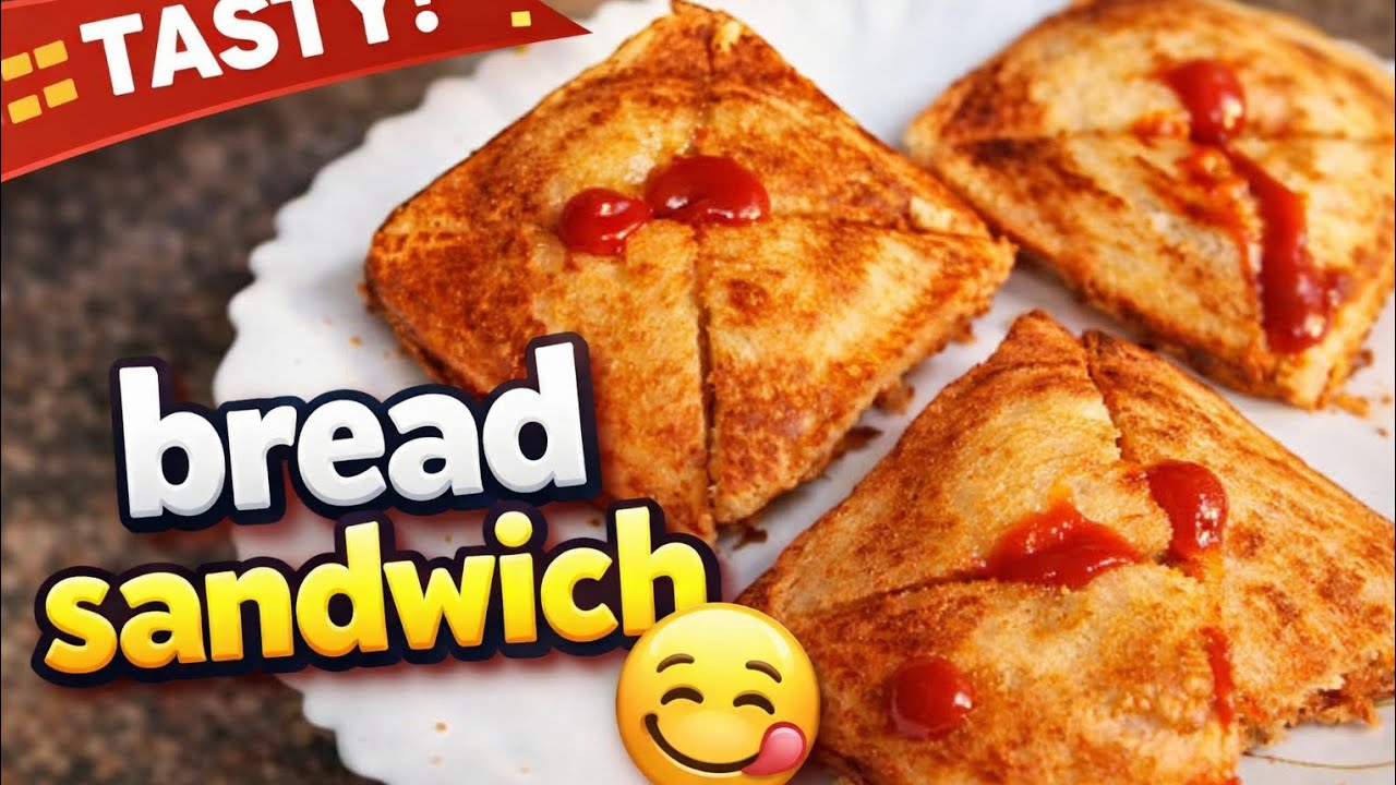 Yummy bread sandwich 😋❤️