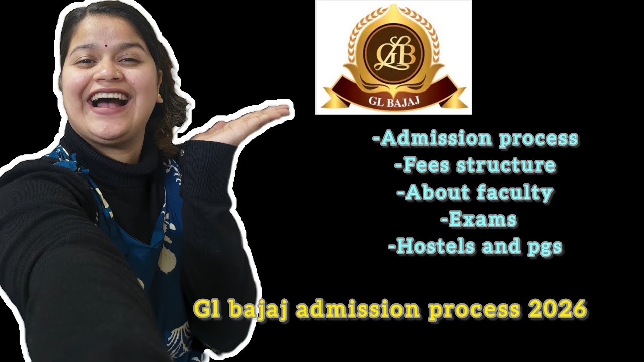 GL BAJAJ COLLEGE MBA ADMISSION PROCESS 2026
