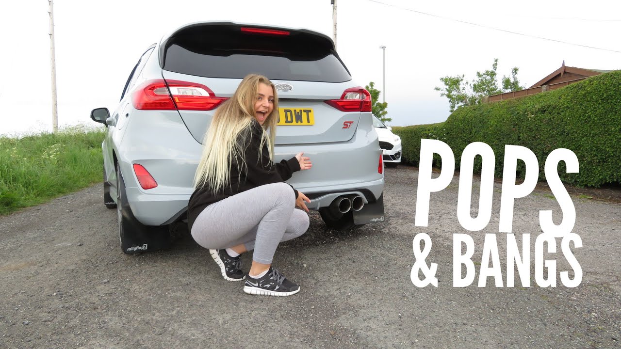 POPS AND BANGS WITH THE KMS EXHAUST | FIESTA ST MK 8
