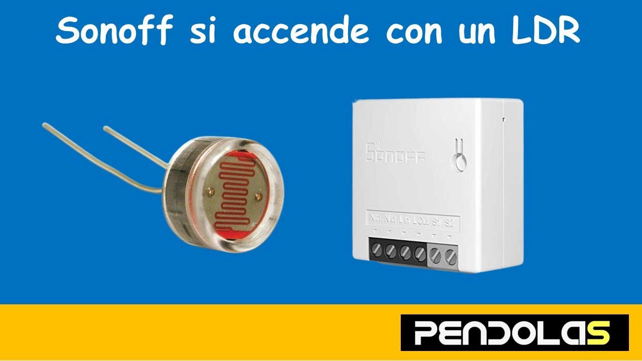 Sonoff Sensore Crepuscolare🇮🇹