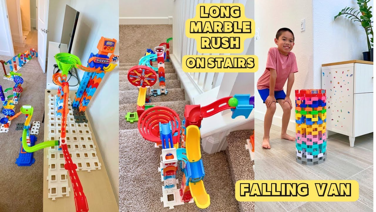 VTECH MARBLE RUSH FALLING VAN LONG MARBLE RUSH ON STAIRS  @timothyspreciousmoments ​
