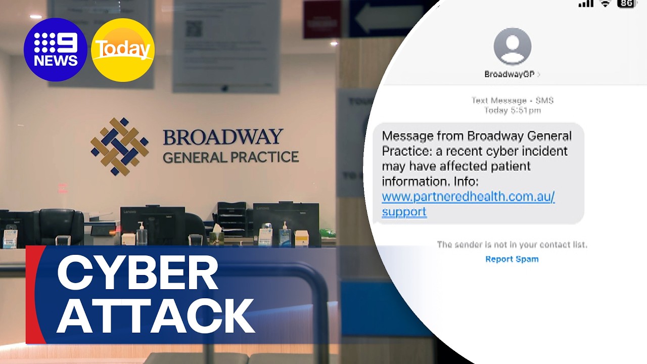 Patients records exposed in major cyber attack | 9 News Australia