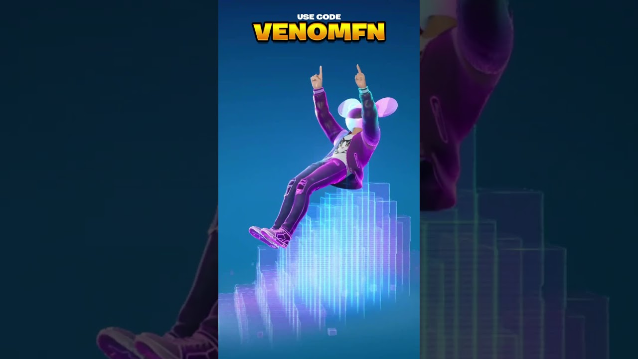 NEW Deadmau5 ICON SERIES Emote Surf The Sound Waves  #fortnite #gaming