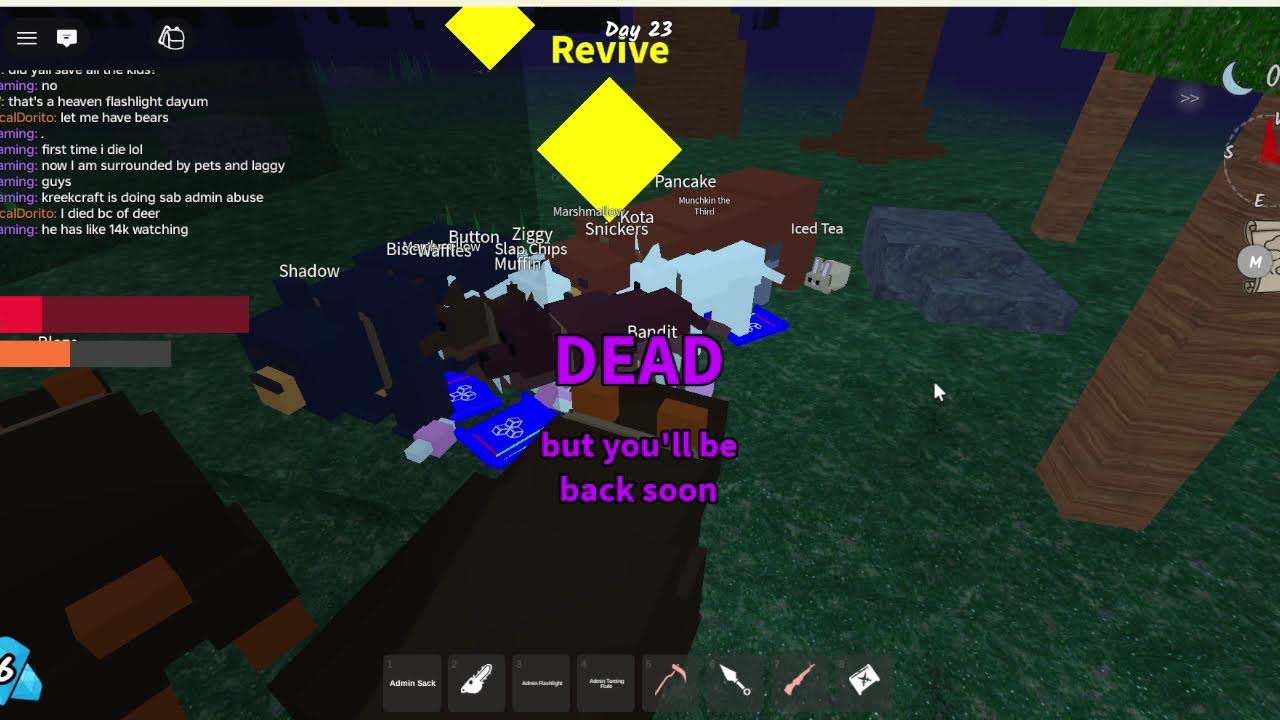 ADMIN ABUSE in 99 Nights in The Forest!! (ROBLOX) *LIVESTREAM*