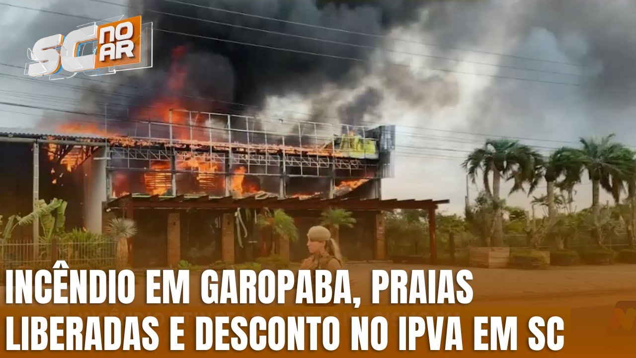 Giro de Notícias: incêndio, balneabilidade no litoral e desconto no IPVA