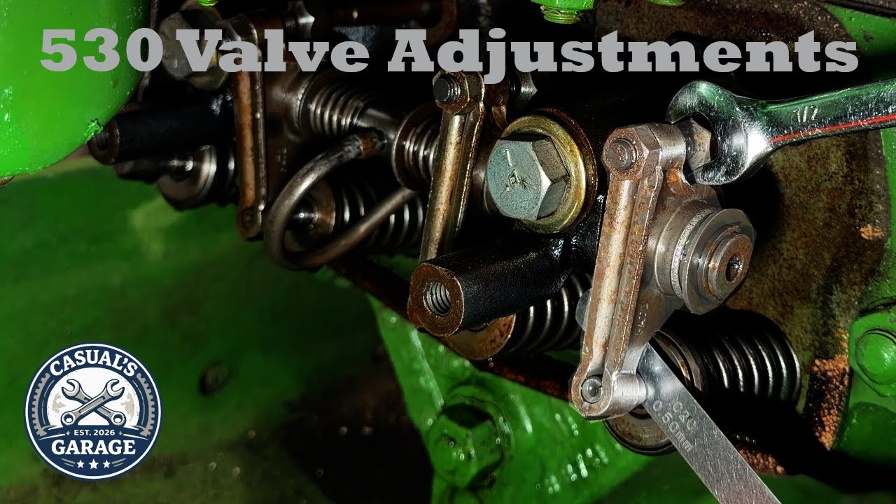 Well no wonder it doesn't run right... | Adjusting the Valves and Ignition points on a JD Tractor