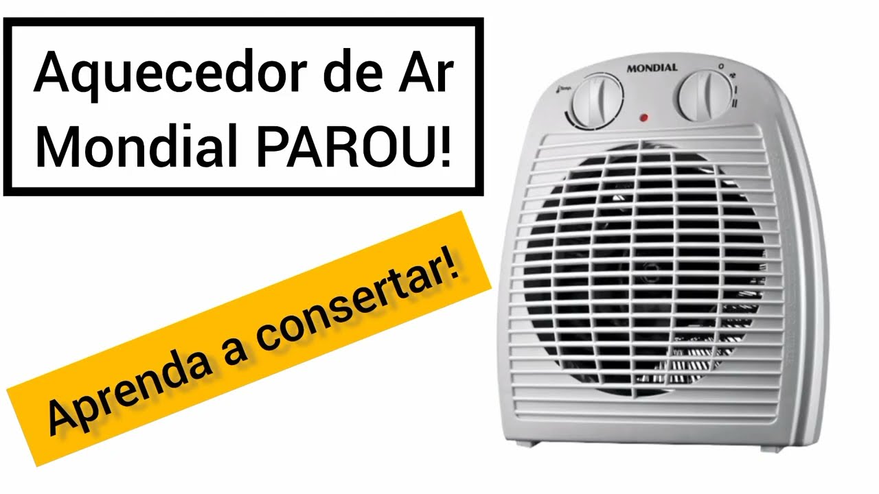 Aquecedor Mondial / Não Liga  / Não esquenta! Aprenda desmontar e consertar. Faça você Mesmo!