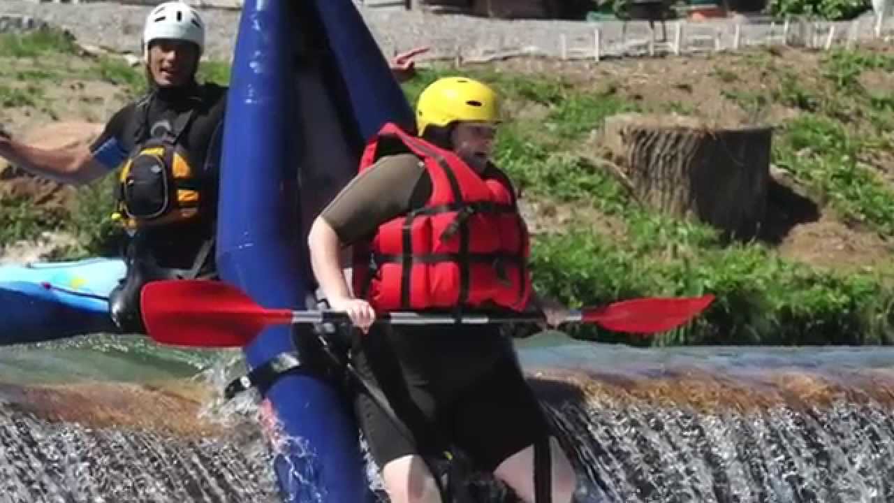 Kayak en famille