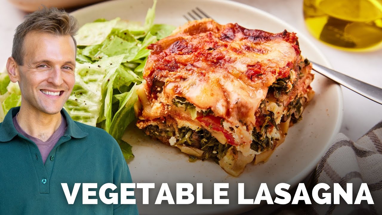 Овощная лазанья | Немясная альтернатива традиционной, но не менее вкусная!