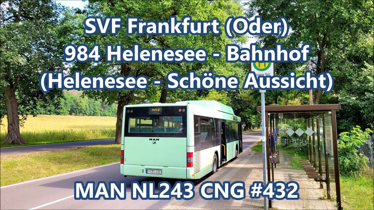 SVF Frankfurt (Oder) - MAN NL243 CNG #432, Linie 984