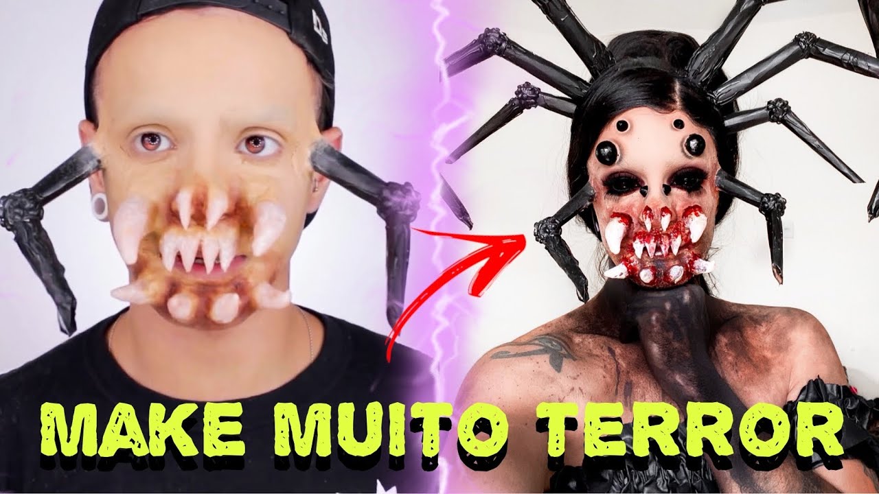 ARACHNOPHOBIC MAKEUP, HALLOWEEN IS BACK 🕷| Victor Nogueira
