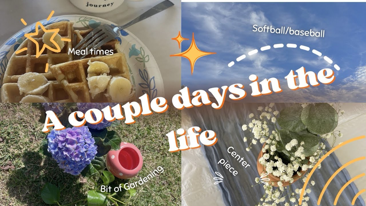 Center pieces, meal times, some crafting, a little gardening 