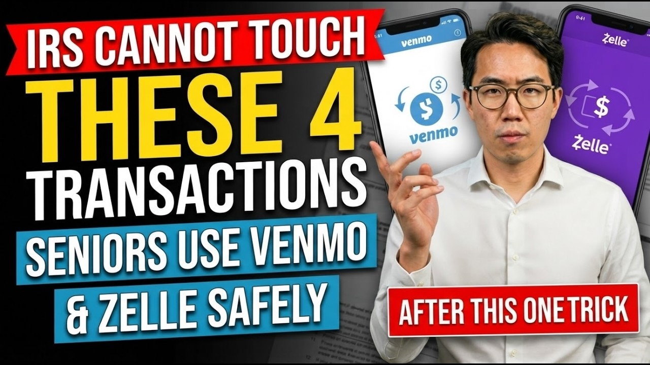 IRS Cannot Touch These 4 Transactions &mdash; Seniors Use Venmo and Zelle Safely After This