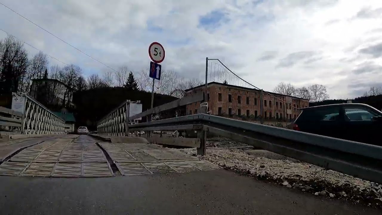 Lądek Zdrój, 12.02.2026, przejazd ulicami miasta.