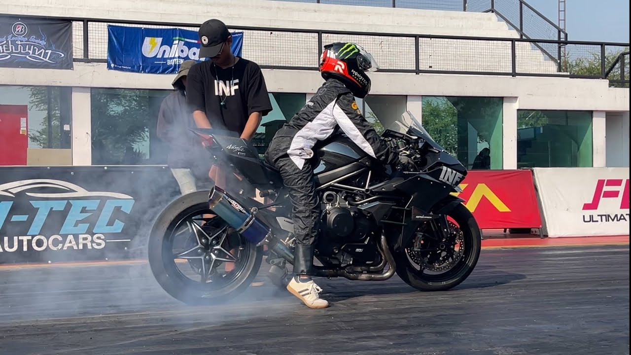 มาดูBigbikeค่าย เขียว คาวาซ้อมเวลา H2 Zx10R Zx6R Er6n z6 Z9 Ninja400 สายบันเทิง 402เมตร 2569