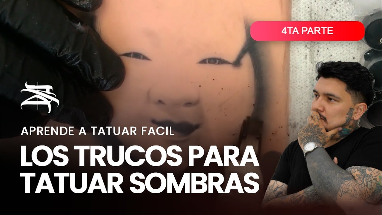 Realismo Sombra Mascara Japonesa Ko-Omote Tattoo🔥 Paso a paso 4ta parte