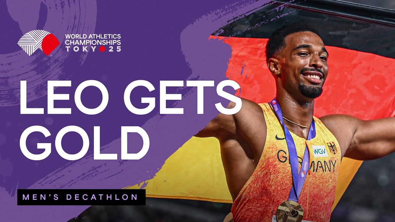 Leo Neugebauer scores 8804 points to claim gold | World Athletics Championships Tokyo 25
