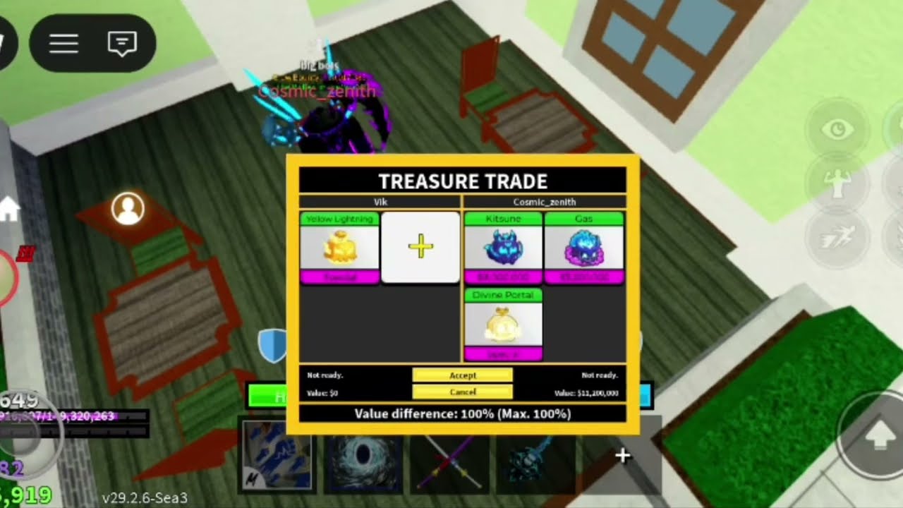 Trading to Perm Dragon #2 #bloxfruits