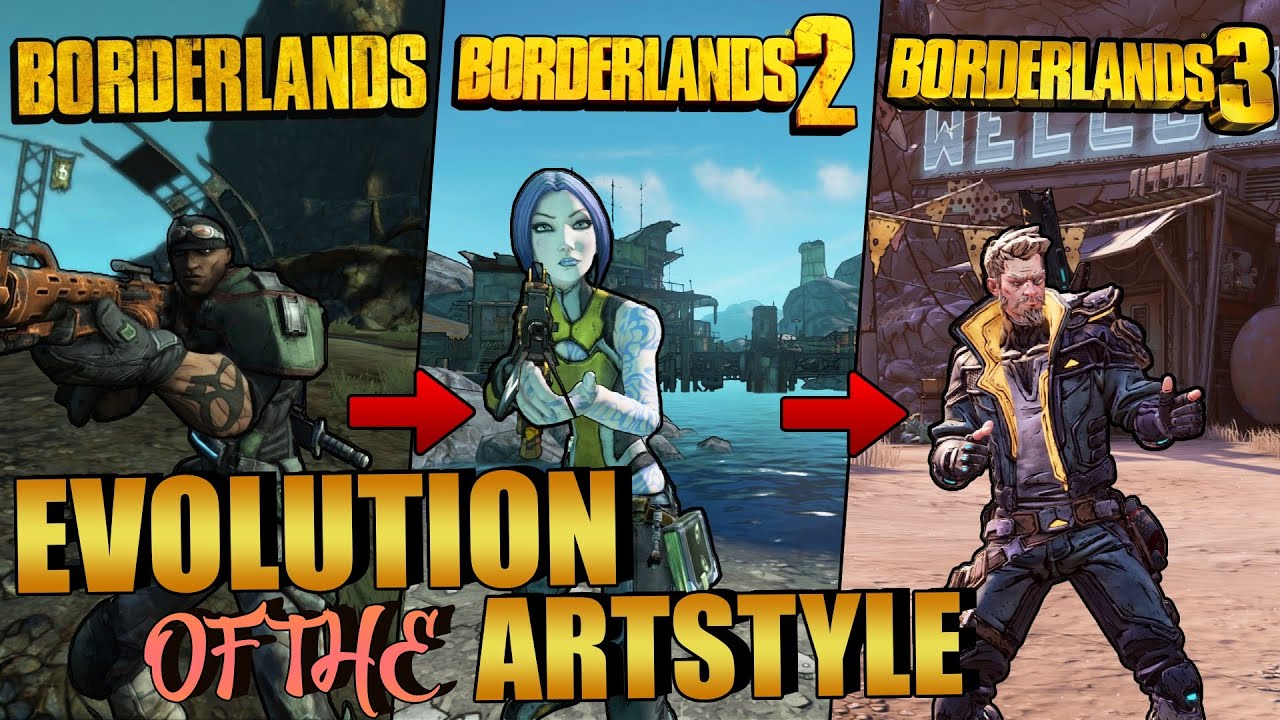 The Evolution Of The BORDERLANDS Art Style